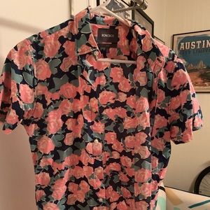 Floral button down
